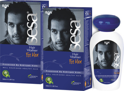 

SESA Hair Vitaliser for Man (2 X 100 ML) for Well Nourished Healthy Hair(200 ml)