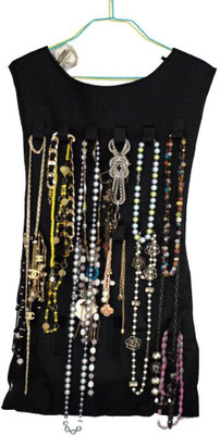 

Everbuy Double Sided Little Black Dress Jewelery Organizer Jewellery Organizer( )