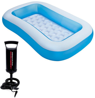 

Always Sporty RECTANGLE POOL & PUMP COMBO. Inflatable Pool, Play Gym, Pool Accessory(Blue)