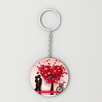 GiftsOnn Valentine's Day Round Shape Personalized Gifts76 Key Chain