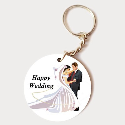 GiftsOnn Round shaped Anniversary Gifts78 Key Chain