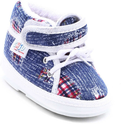 

Chiu Boys & Girls Velcro Casual Boots(Blue, White & blue