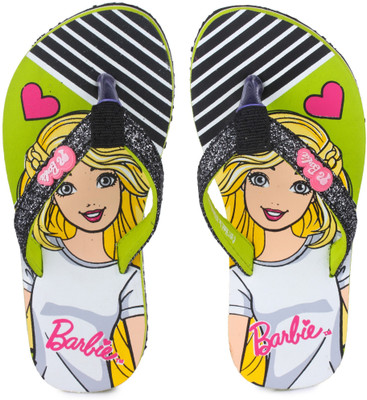 

Barbie Girls Slip On Slipper Flip Flop(Green