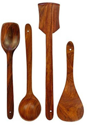 

CraftOnline Wooden Ladle(Pack of 4)