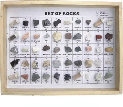 

BEXCO Collection Of Rocks, Set of 50 rocks.(Multicolor)