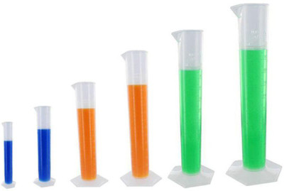 

BEXCO Measuring Cylinder Hexagonal 10 ML, Pack of 24(Multicolor)