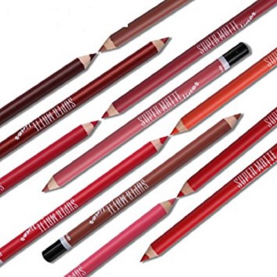 MN Me Now Super Matte Lip Liner Pencil (Set of 12)(NA)