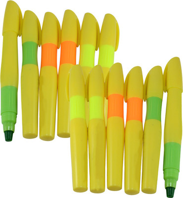 

Saamarth Impex Dry Highlighter With Fluorescent Solid Lead 12 Piece Inkjet Safe(Set of 12, Multicolor)