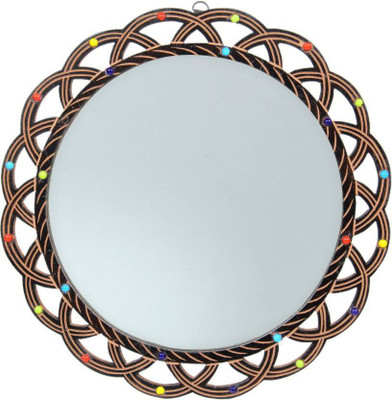 

Sublime Arts MR4567DFGHJKJH87 Decorative Mirror(Circular)