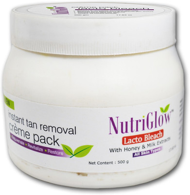 

NutriGlow Crème Pack Lacto Bleach Instant Tan Removal(500 g)