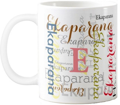 

Exoctic Silver Ekaparana Ceramic Mug(330 ml), Multicolor