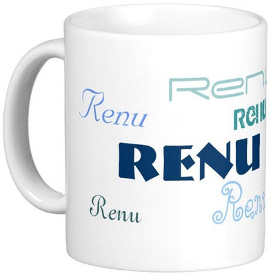 

Exoctic Silver RENU Ceramic Mug(330 ml), Blue