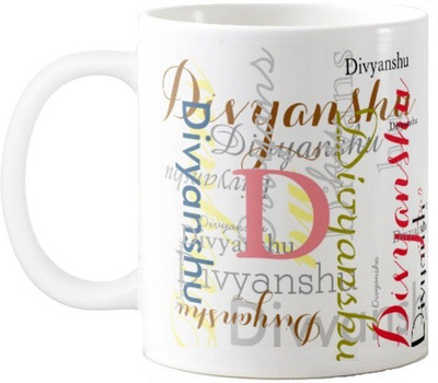 

Exoctic Silver Divyanshu Ceramic Mug(330 ml), Multicolor