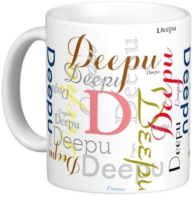 

Exoctic Silver DEEPU X06 Ceramic Mug(330 ml), Multicolor