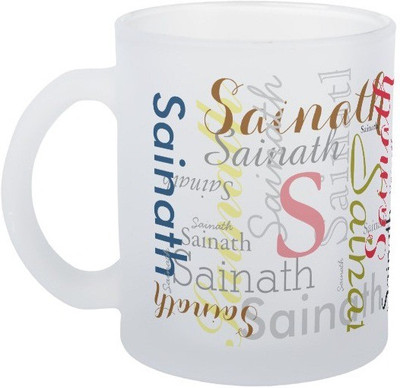

Exoctic Silver Sainath Ceramic Mug(330 ml), Multicolor