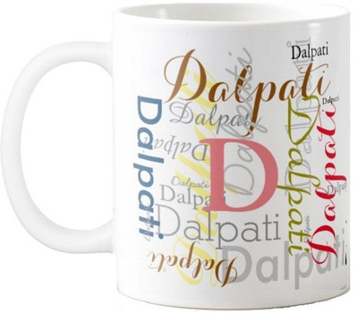 

Exoctic Silver Dalpati Ceramic Mug(330 ml), Multicolor