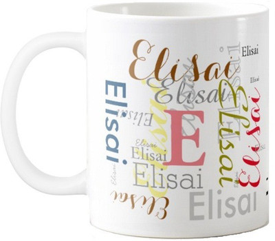 

Exoctic Silver Elisai Ceramic Mug(330 ml), Multicolor