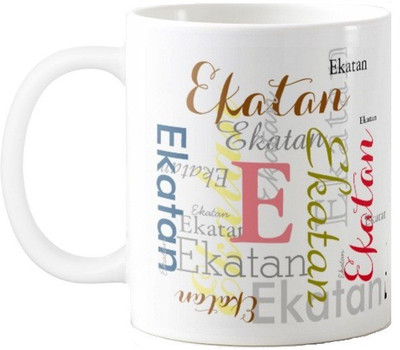 

Exoctic Silver Ekatan Ceramic Mug(330 ml), Multicolor