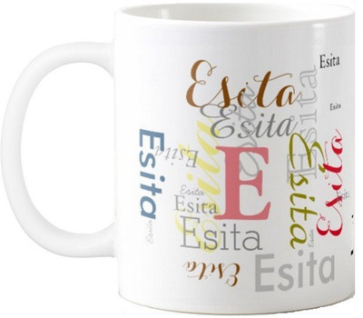 

Exoctic Silver Esita Ceramic Mug(330 ml), Multicolor