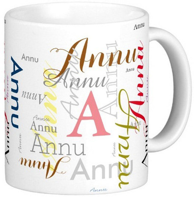 

Exoctic Silver ANNU X06 Ceramic Mug(330 ml), Multicolor