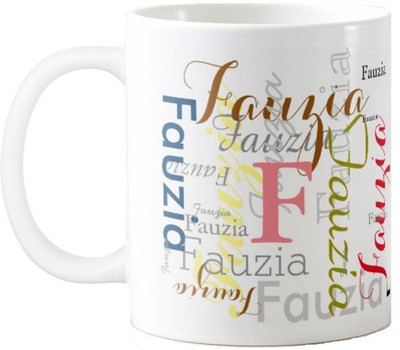 

Exoctic Silver Fauzia Ceramic Mug(330 ml), Multicolor