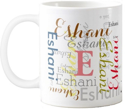 

Exoctic Silver Eshani Ceramic Mug(330 ml), Multicolor