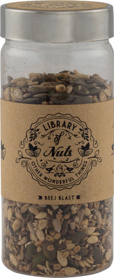 

Library of Nuts Beej Blast Assorted Digestive Mouth Freshner ( 200 Gms ) Assorted Nuts(200 g, Plastic Bottle)