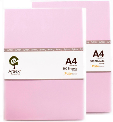 ARTREX PALE A4 (P2) UNRULED A4 Coloured Paper(Set of 2, LAVENDER)