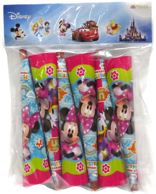 Funcart Minnie Club House Paper Horn Party Blowouts(Pack of 6)