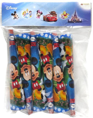 

Funcart Mickey Mouse Paper Horn Party Blowouts(Pack of 6)