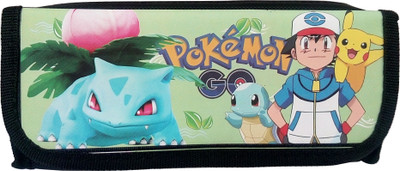 

Ashmaadi Fashion Pouch AshmAadi Stationary Bag 3986 Multi Purpose ( Multi color) Art Canvas Pencil Box(Set of 1, Multicolor)