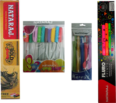 

NATARAJ FLU Pencil(Set of 4, Multicolor)
