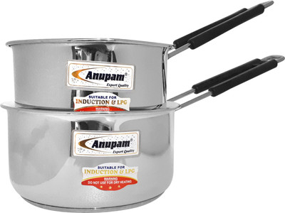 

Vishnu Essentials ANUPAM 10/11 Pot 1 L(Stainless Steel, Induction Bottom)