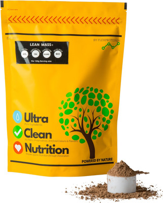 

Flex Protein Lean Mass + (Instant Oats Drink) Chocolate Flavour Weight Gainers/Mass Gainers(1 kg, Oats Chocolate)