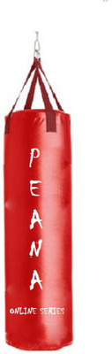 

PEANA Online Series 3.0 Feet Long, Synthetic Leather Material, Red Color, Unfilled with Hanging Straps Hanging Bag(3.0, 36 kg)
