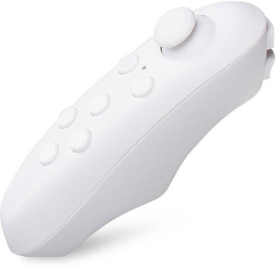 

Apro Gaming Mini Wireless Bluetooth remote for VR box, Gaming, Smart tv, Bluetooth Remote Controller Remote Controller(White)