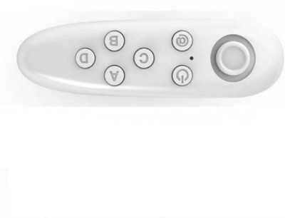 

Apro Joystick Mini Wireless Bluetooth remote for VR box, Gaming, Smart tv, Bluetooth Remote Controller Remote Controller(White)