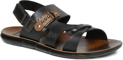 Paragon Flip Flops(Black, Brown 10)