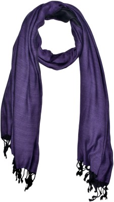 Anekaant Solid Cotton Viscose Blend Women Stole