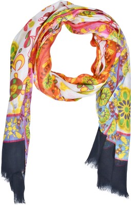 Anekaant Printed Cotton Viscose Blend Women Stole