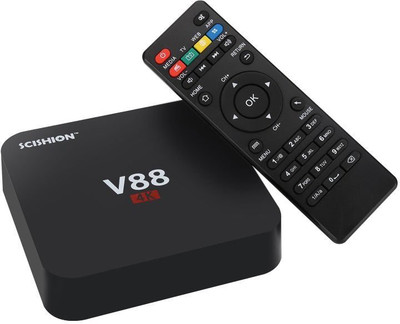 

Tangee V88 Quad-Core 1GB RAM, 8GB ROM Android 6.0 HD Smart TV Box Media Streaming Device(Black)