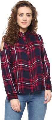 MAYRA Women Checkered Casual Multicolor Shirt