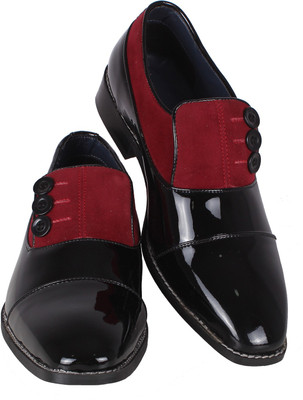 

BootEase Party Wear For Men(Black, Maroon, Red