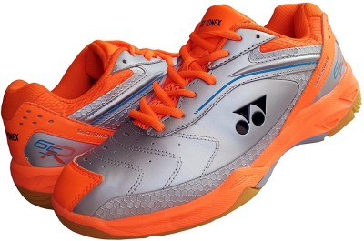 

Yonex SRCR 65R (Silver,Orange) Badminton Shoes For Men(Silver, Orange