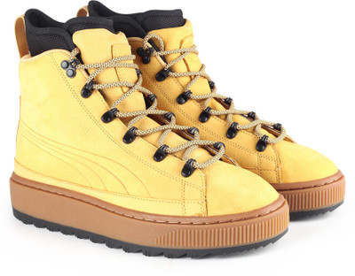 

Puma The Ren Boot NBK Sneakers For Men(Black, Yellow, Taffy