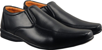

Action Synergy Men's ARES014 Black Formal Shoe Slip On For Men(Black