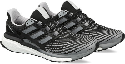 

ADIDAS ENERGY BOOST M Running Shoes For Men(Black, Grey, Cblack/grethr/gretwo