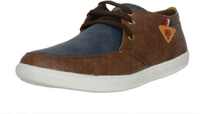 

LeatherKraft Casual shoes, Sneaker Sneakers For Men(Blue, Brown