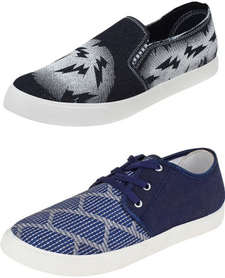 

World Wear Footwear COMBO(2)-689-692 Sneakers For Men(Multicolor