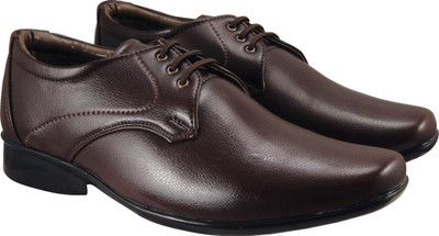 

Action Synergy Men's PL4494 Brown Formal Shoe Derby For Men(Brown
